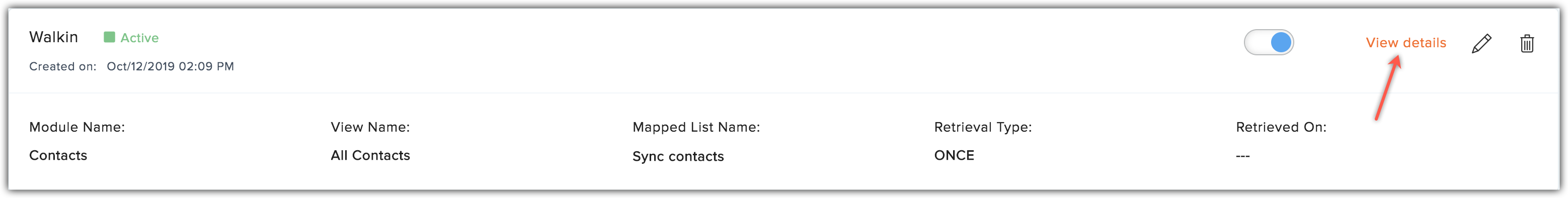 recruit view details
