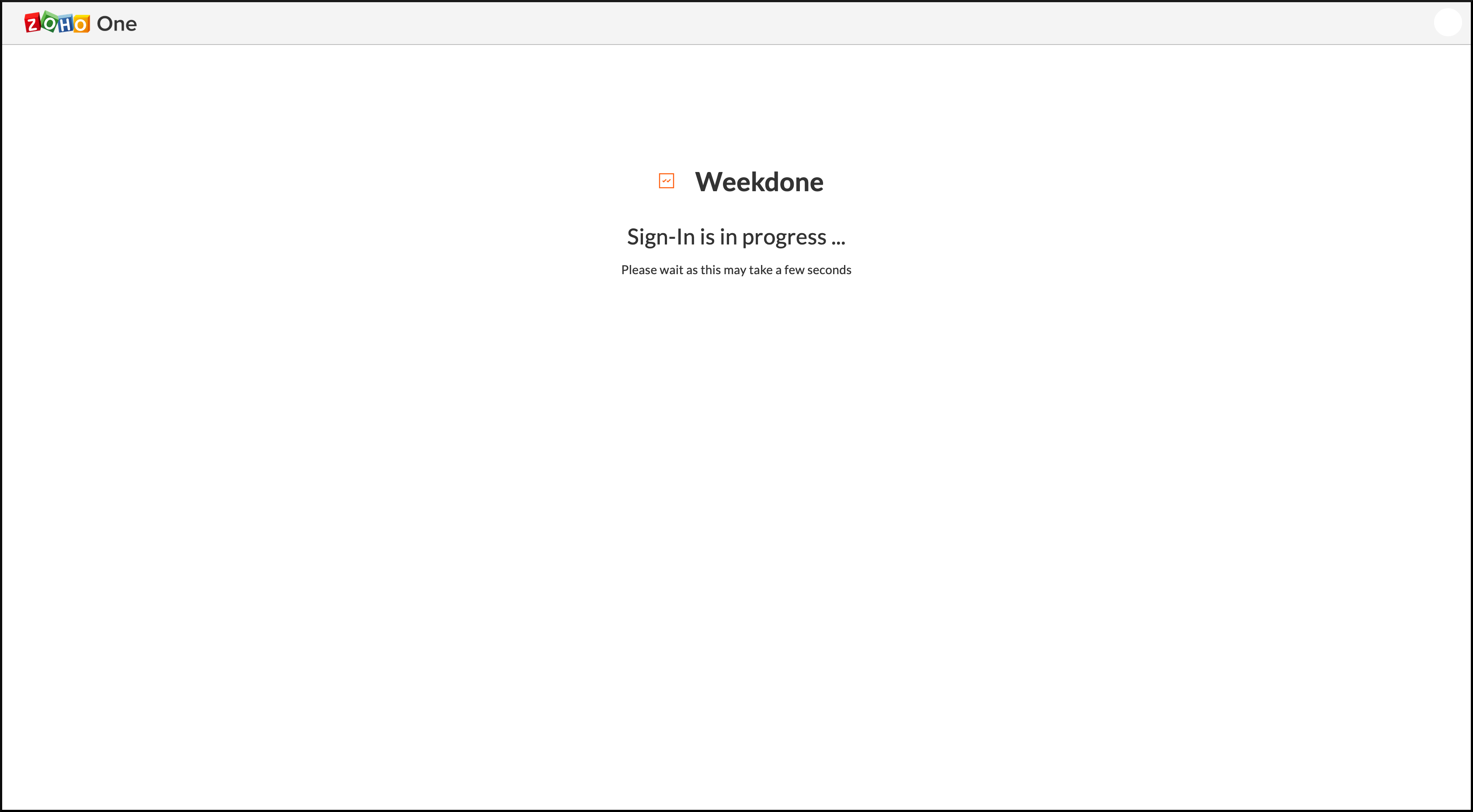 シングルサインオンによるWeekdoneへのサインイン