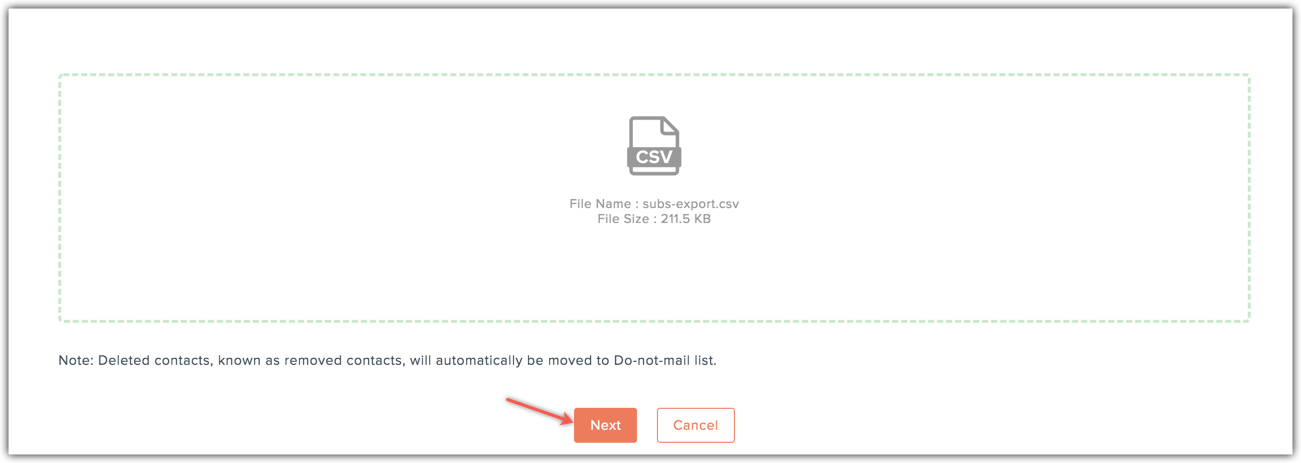 import to do not mail