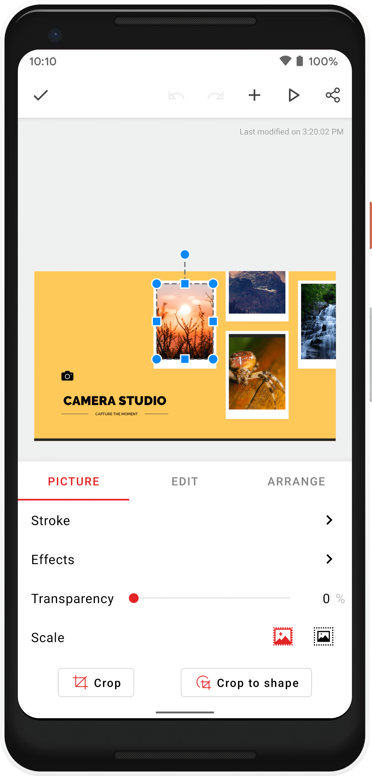 Format picture 