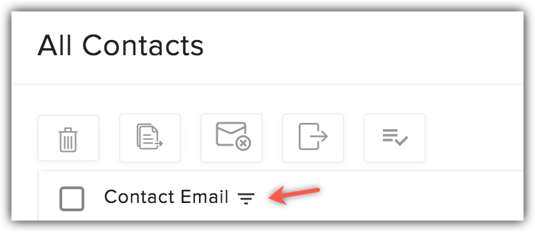 sort contacts icon