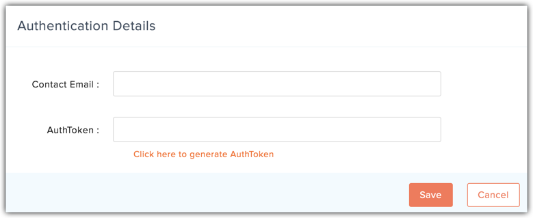 authentication details