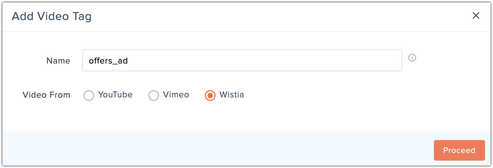 add video tag