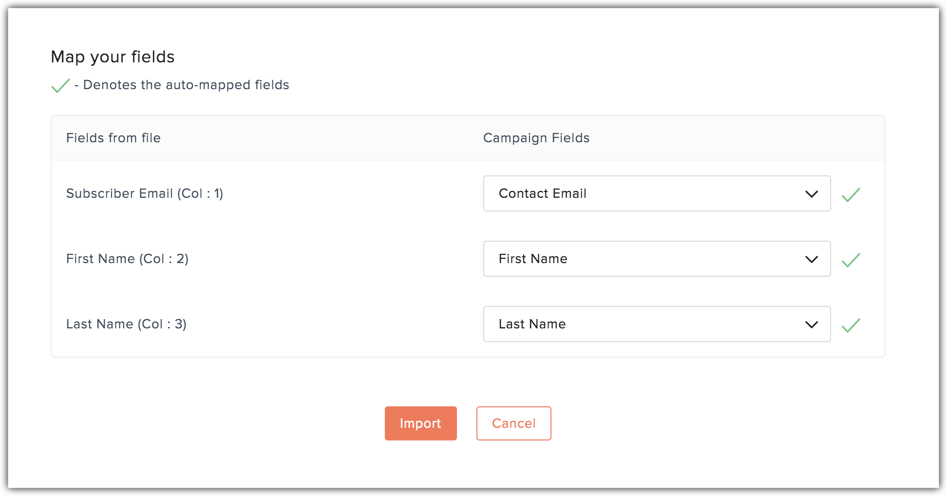 map file fields