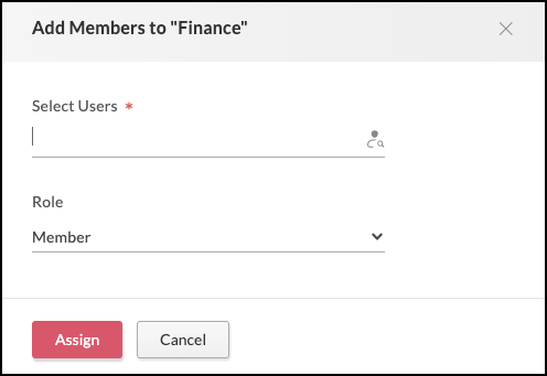 Add users to groups.