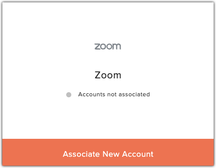 Associate new Zoom account