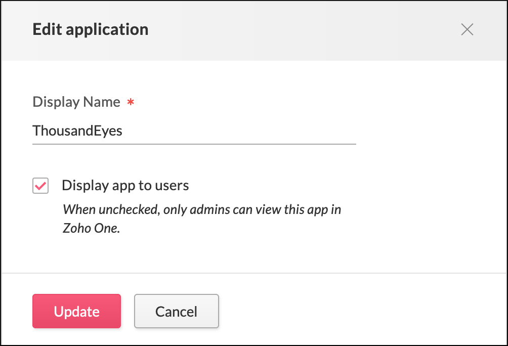 すべてのユーザーにThousandEyesを表示