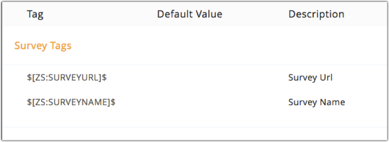survey merge tag