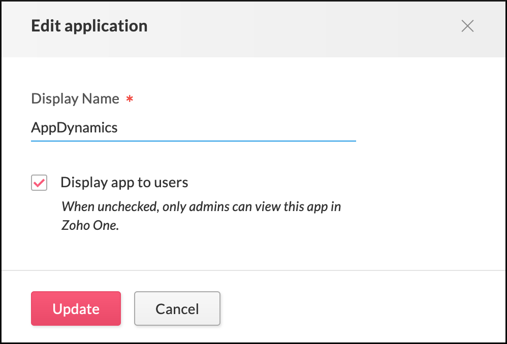 すべてのユーザーにAppDynamicsを表示
