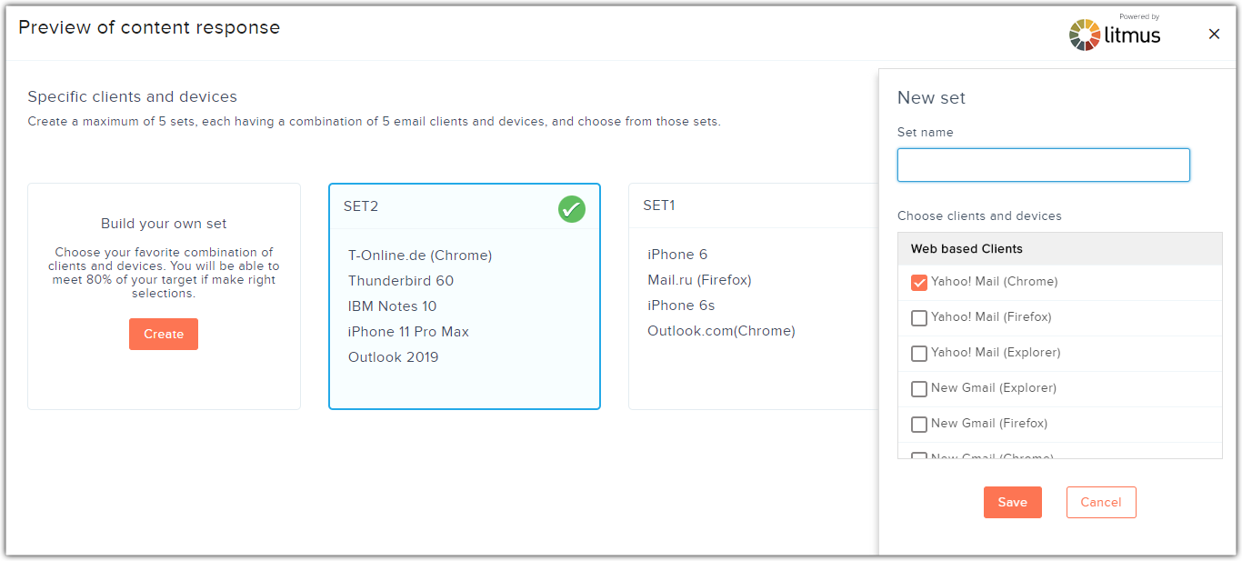 Test specific clients and devices