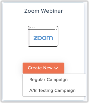 Create new Zoom campaign