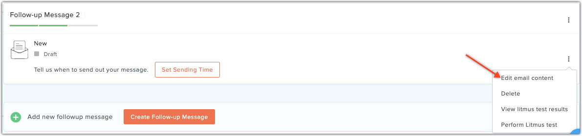 Edit autoresponder messgae