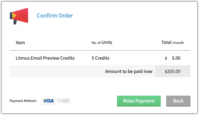 make payment