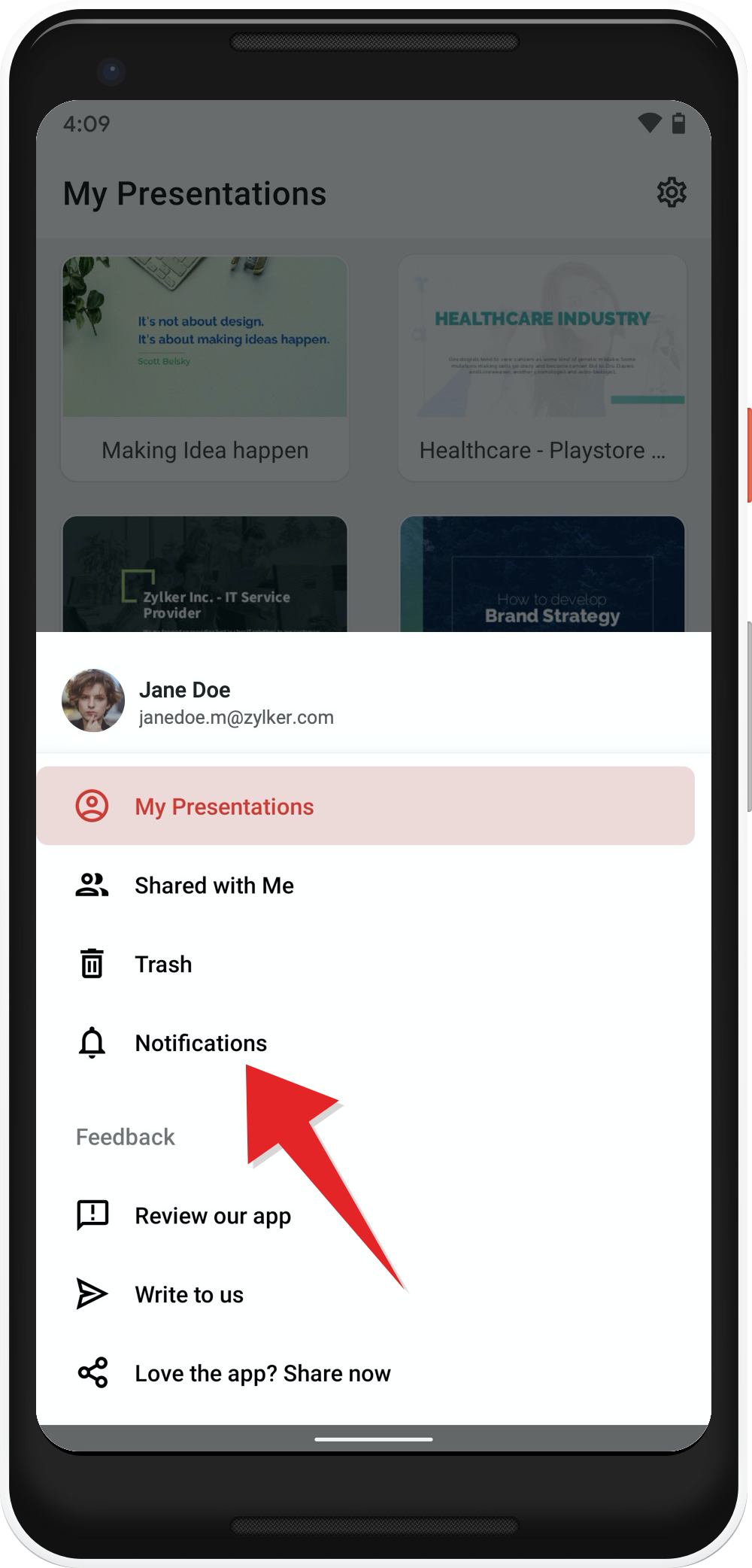 Notifications 