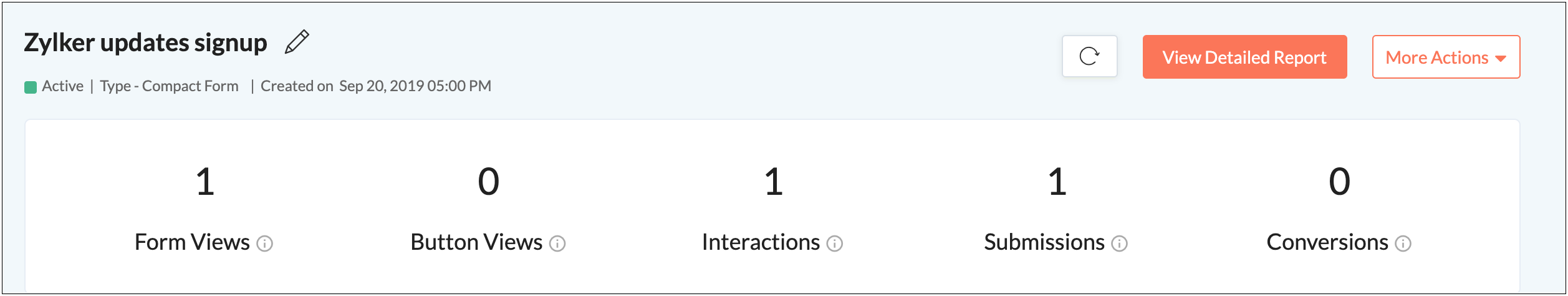 form report