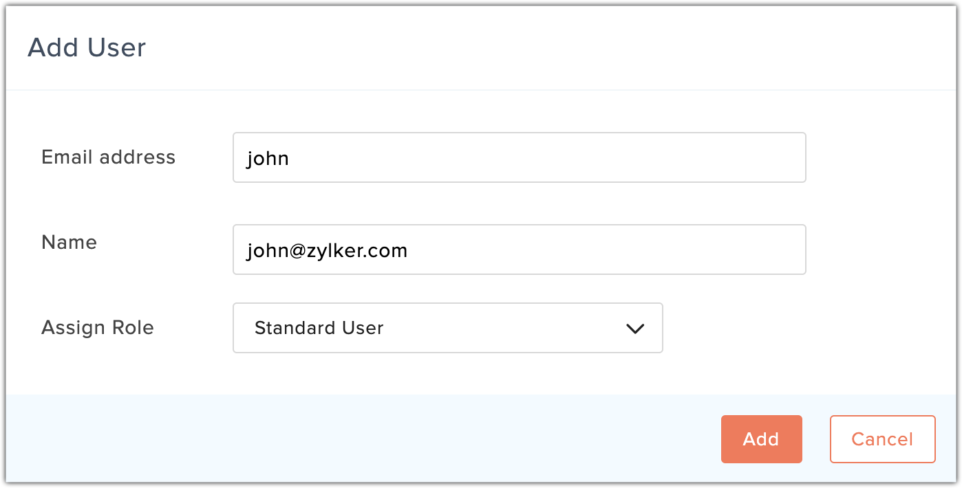 add user