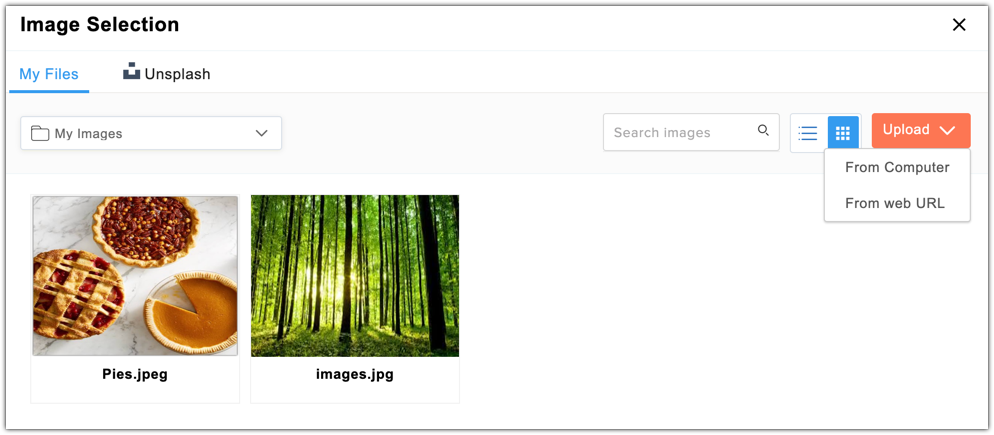 select image