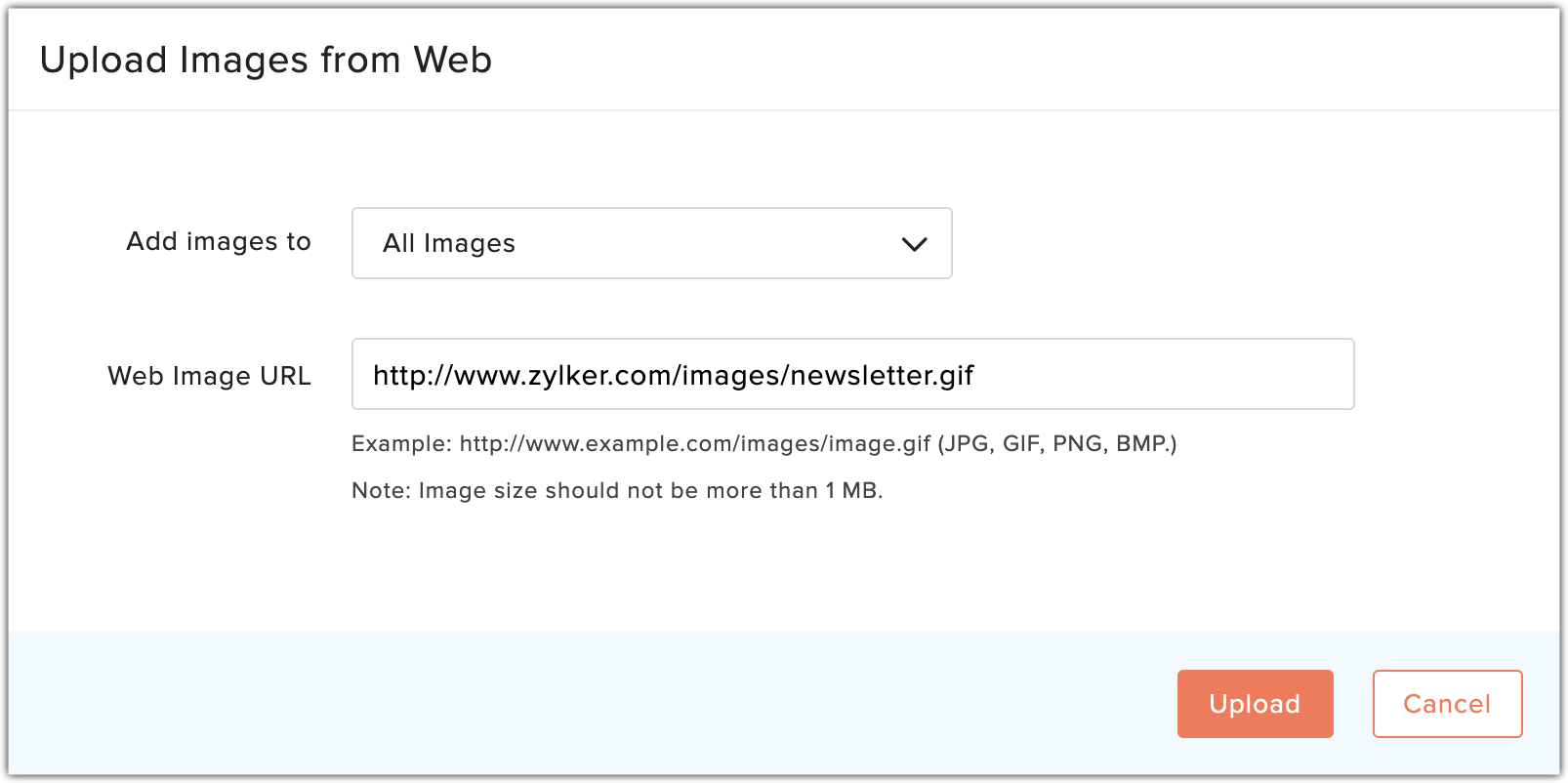 upload image url
