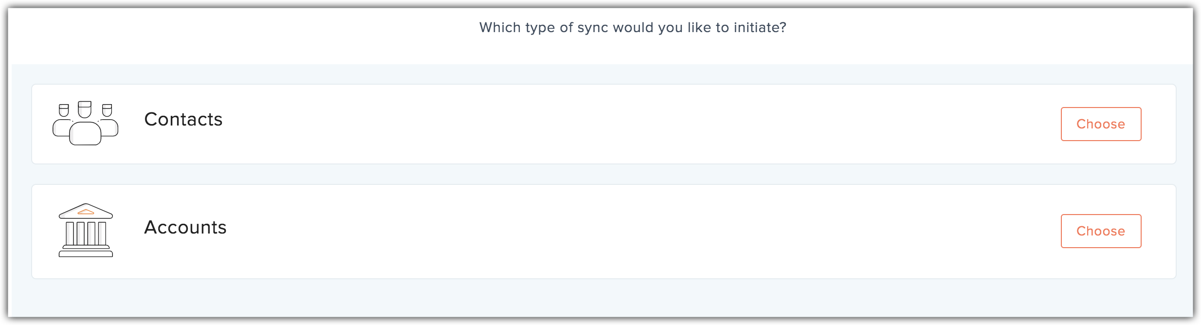 contacts or accounts
