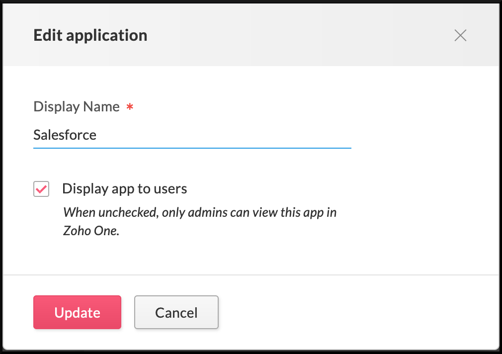 Salesforceの表示設定