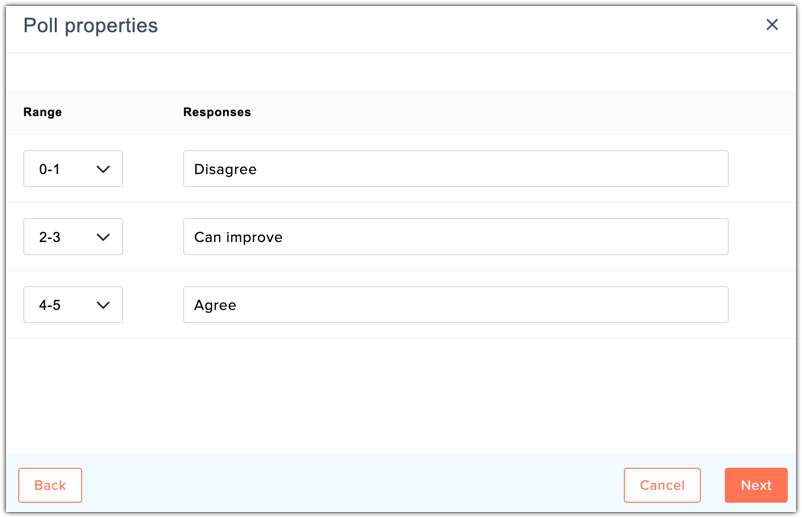 response based poll