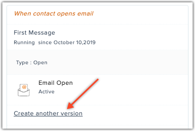 create new message version