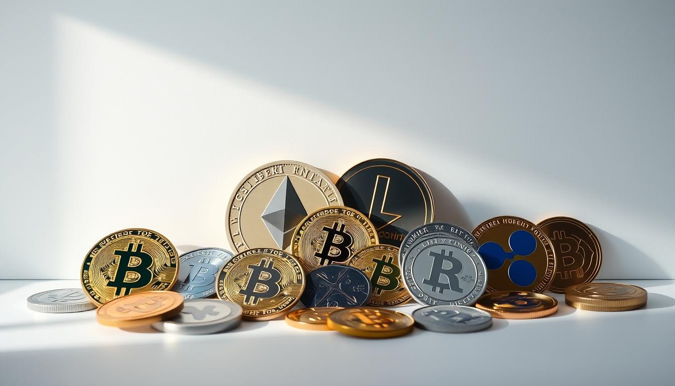 variedad de criptomonedas