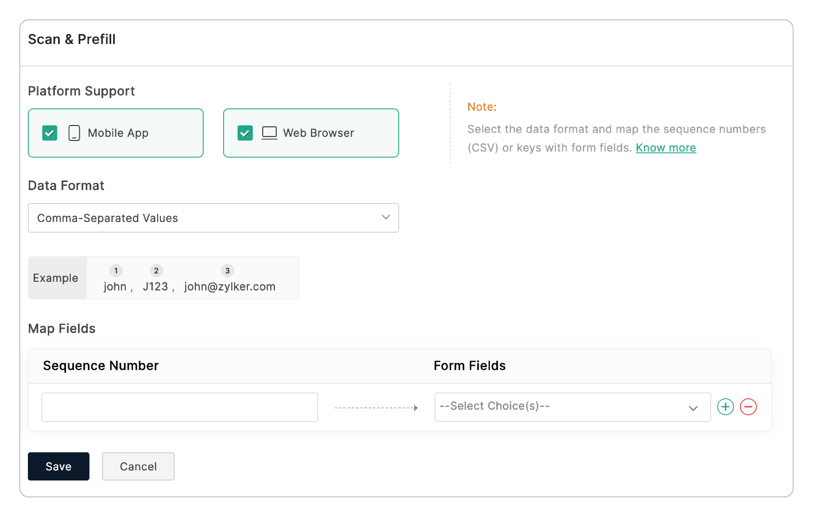 Choose Platform Support