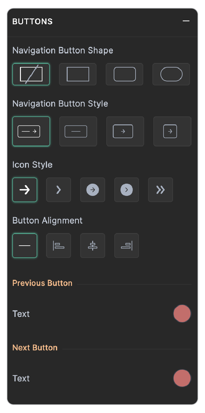 Buttons and Progress Bar Customization