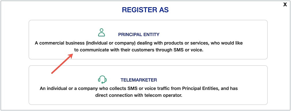 register as