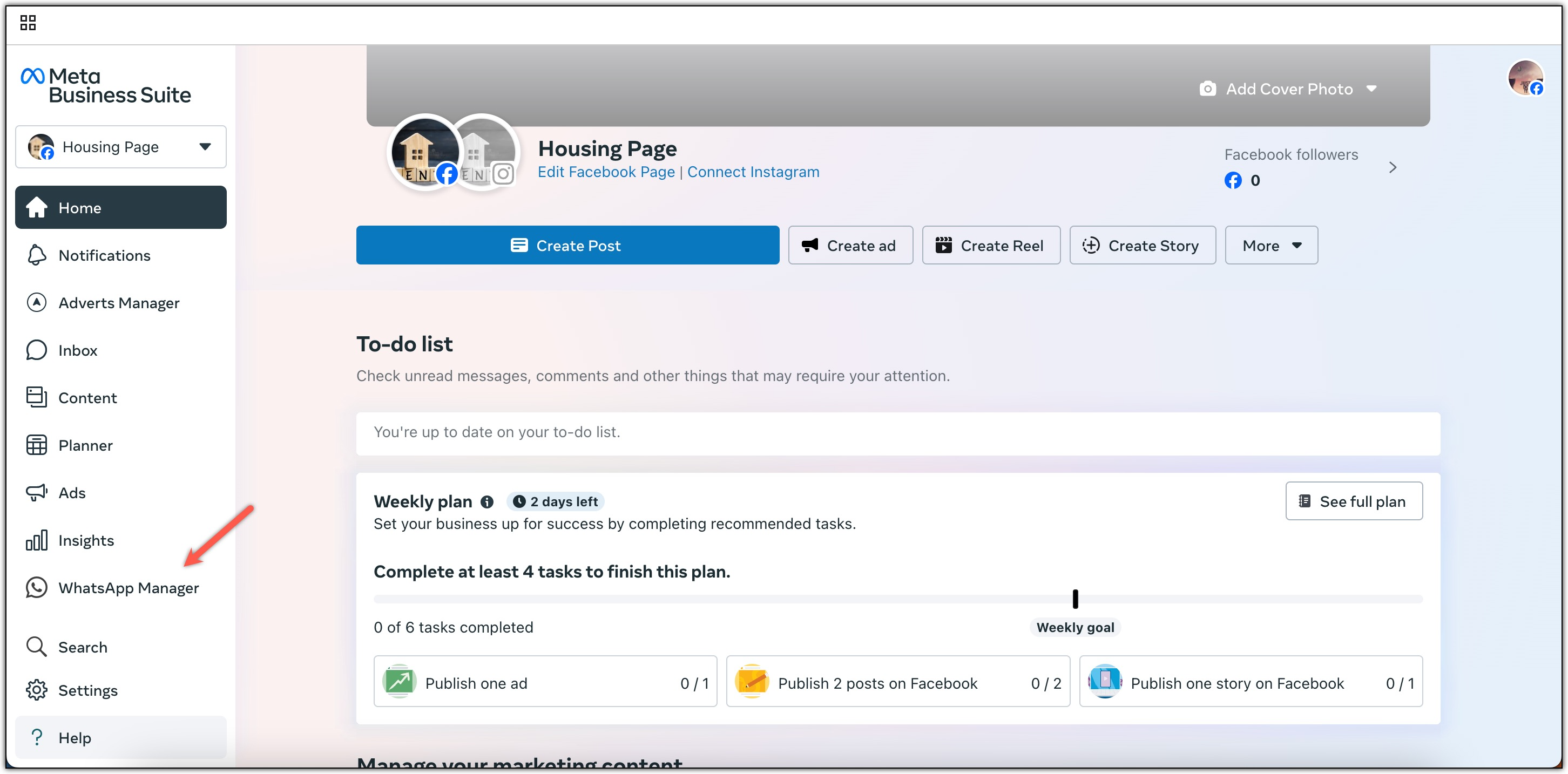 Click WhatsApp Manager