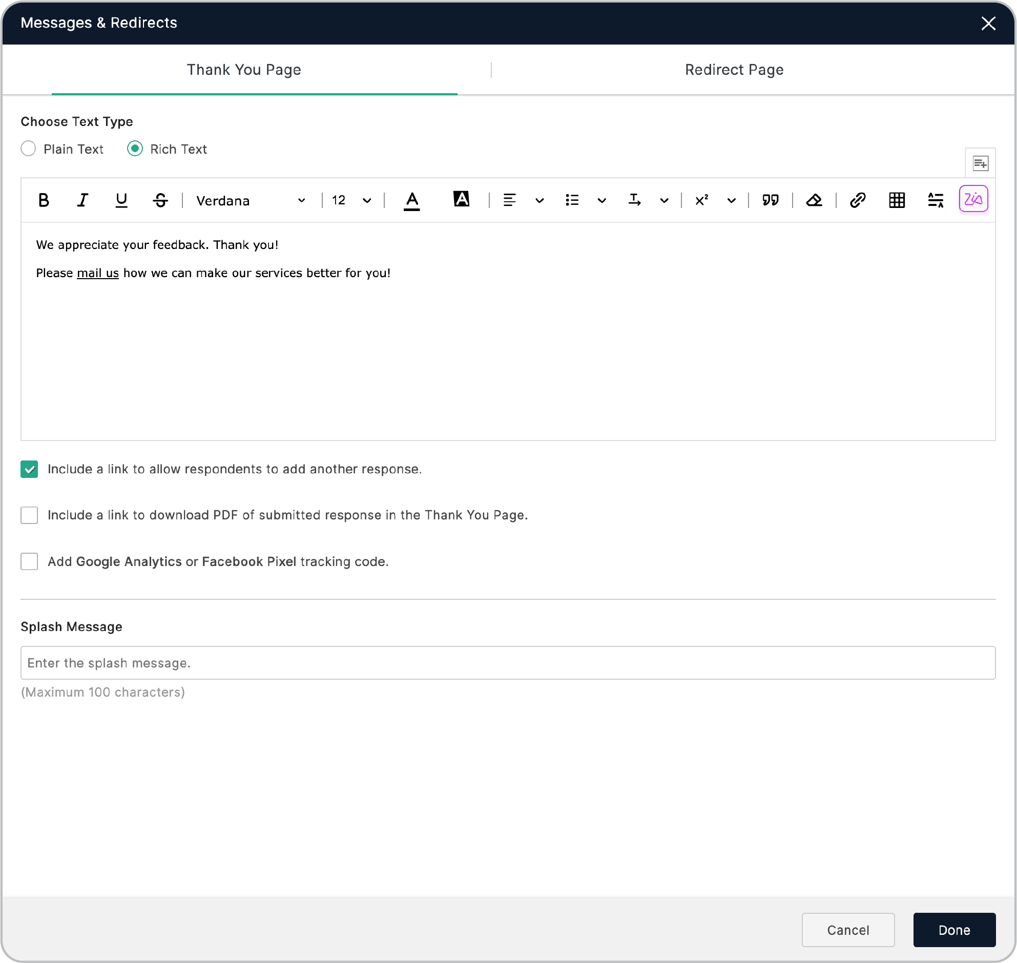 Redirect respondents based on form rules