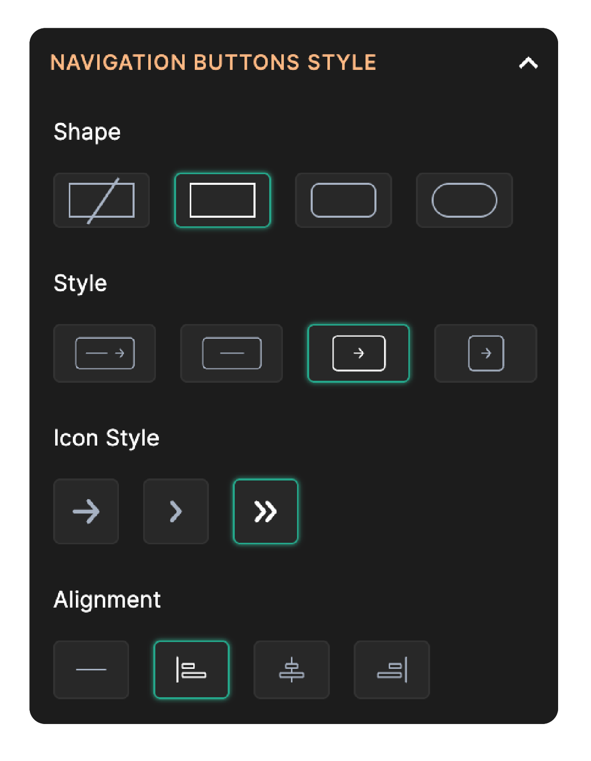 Navigation Buttons Style