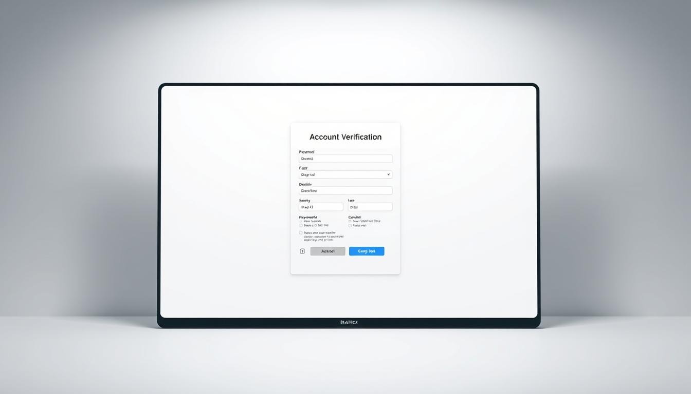 Blank Finvex account verification
