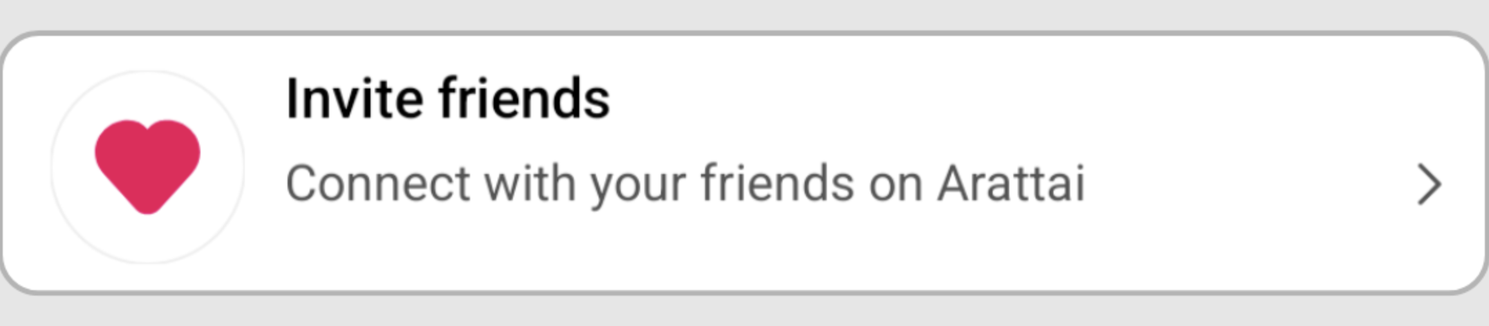 Invite Friends Arattai Android