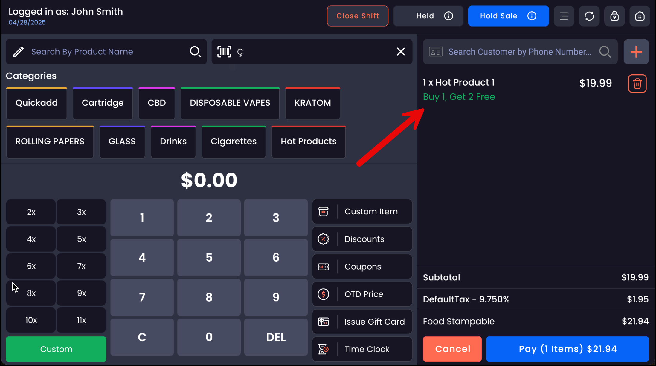 Desired products to all