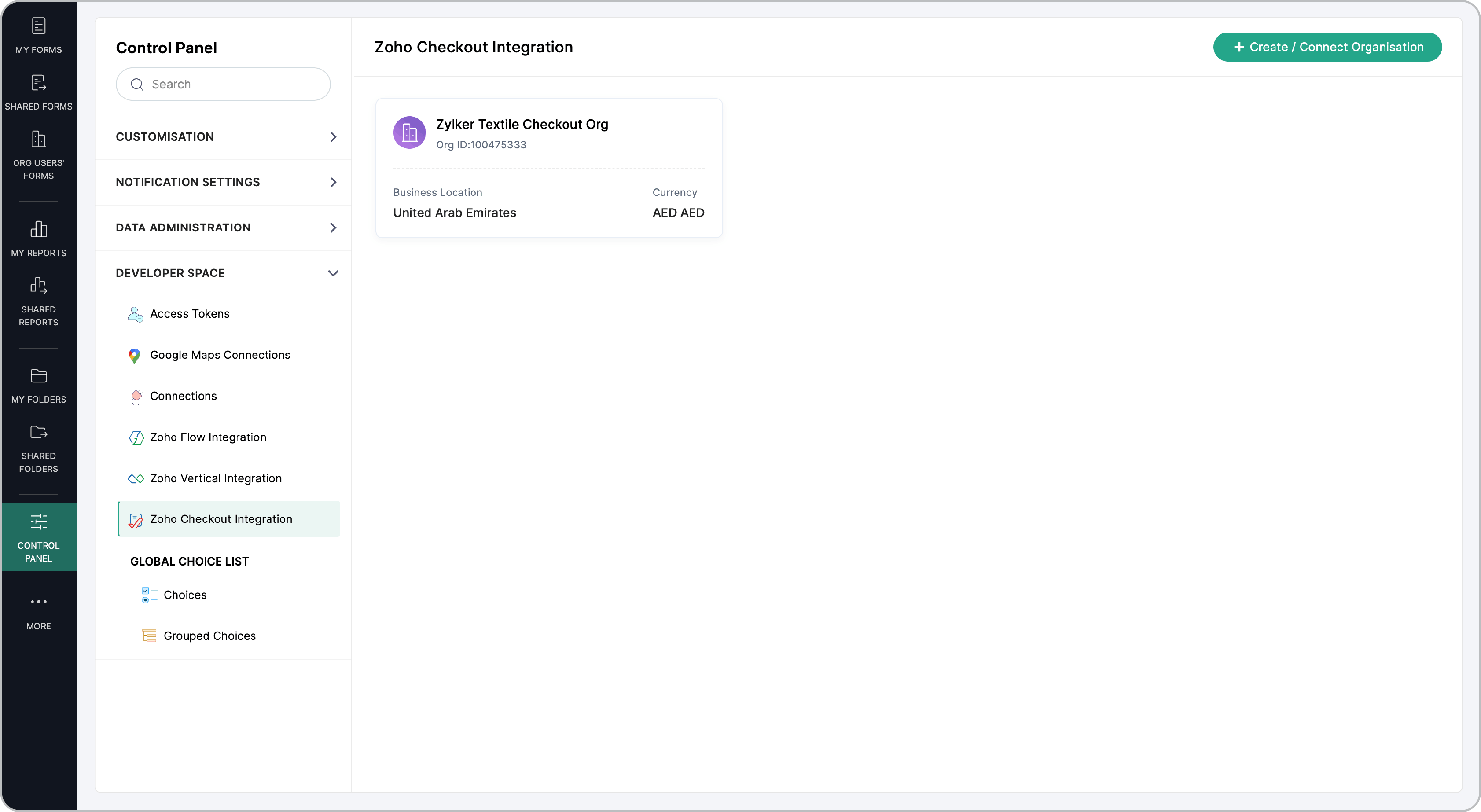 Connect Payment Gateway