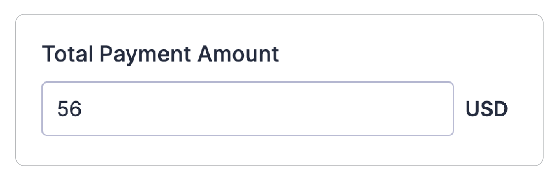 Currency field