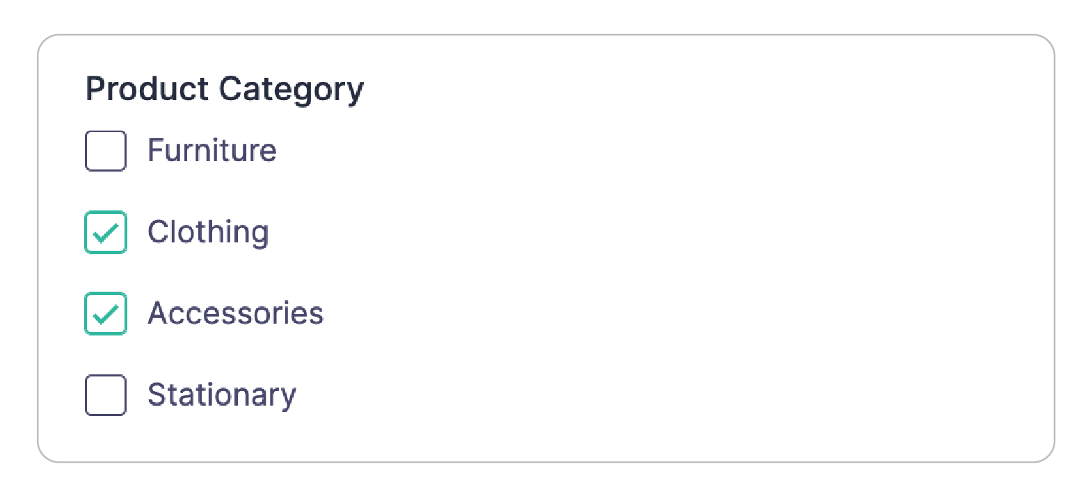 Checkbox field