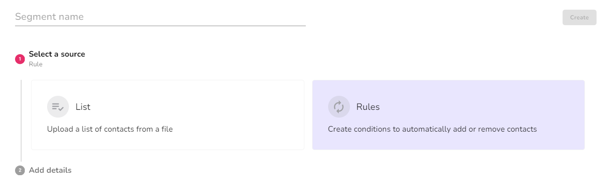 Fivegrid Segment Creation