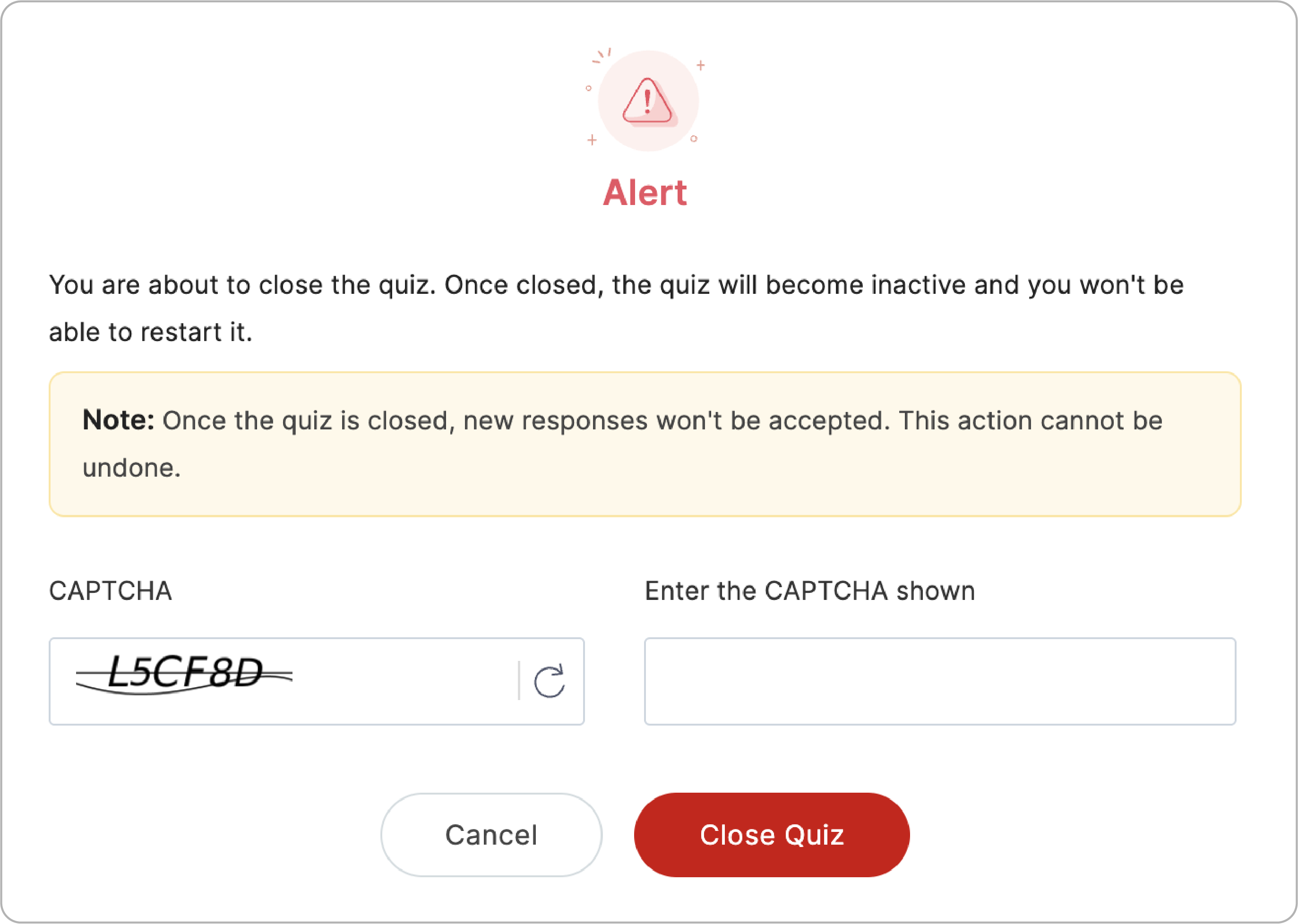 Close Quiz 