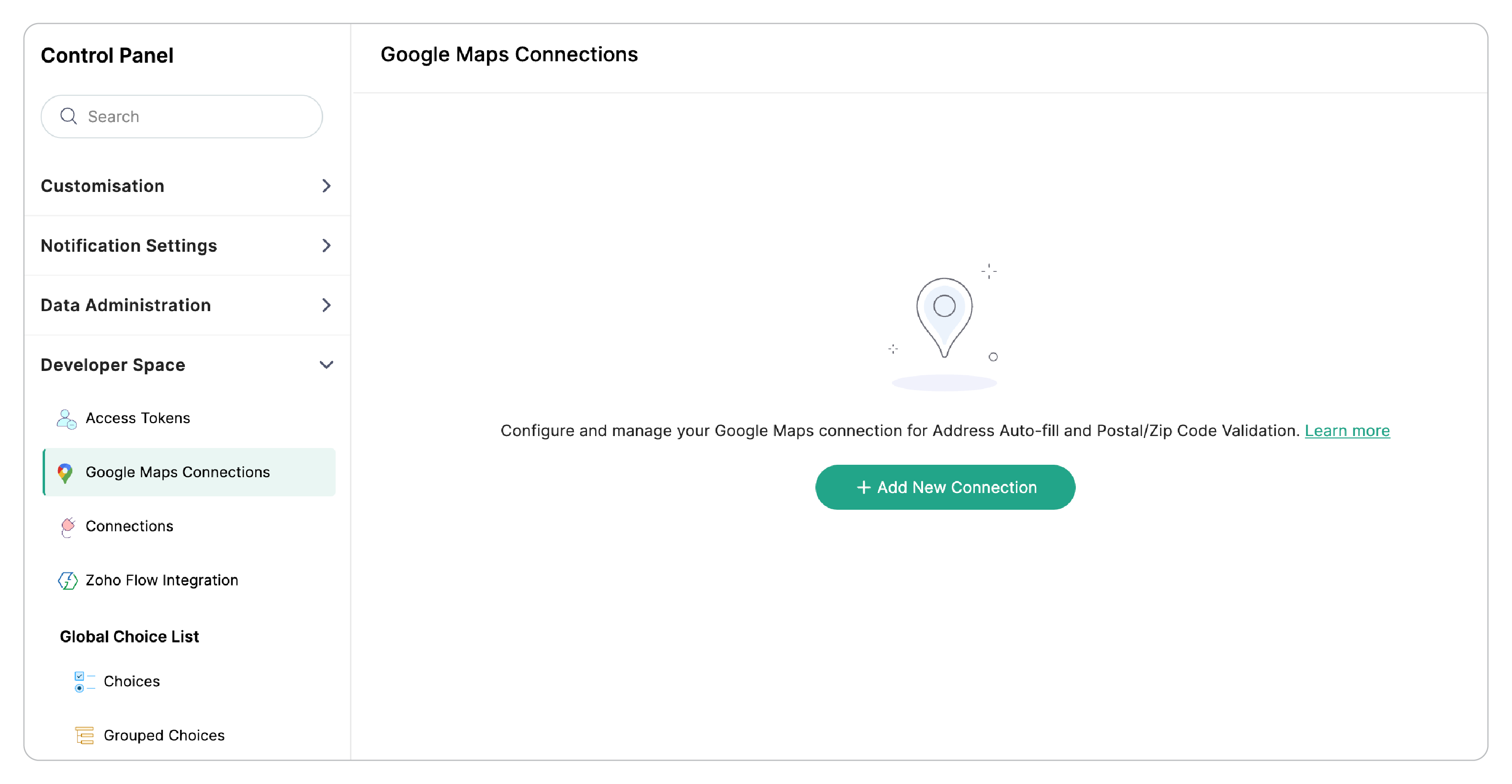 Google Maps Connections