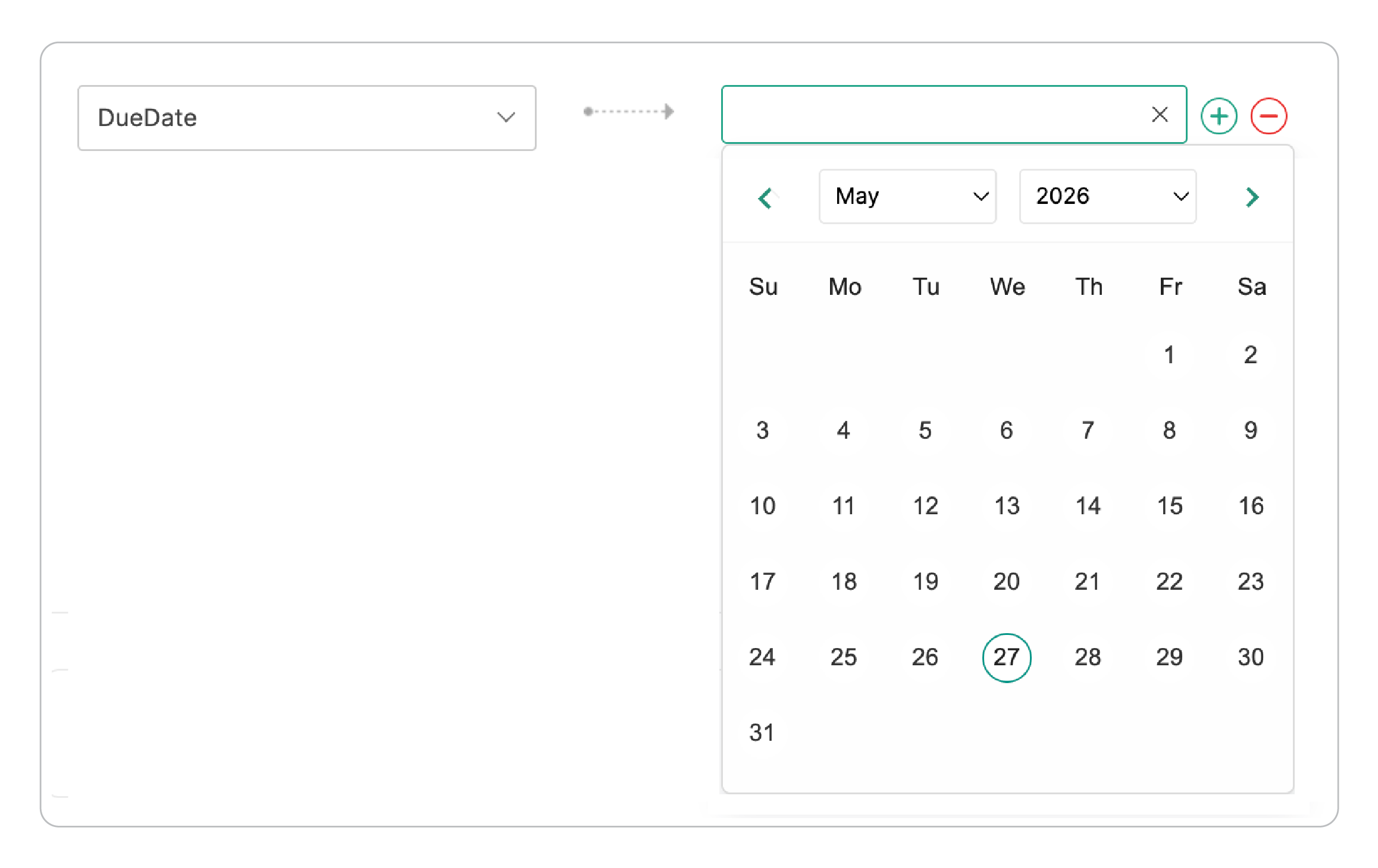Date-based field