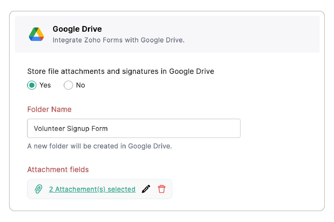 Save Attachments to Google Drive