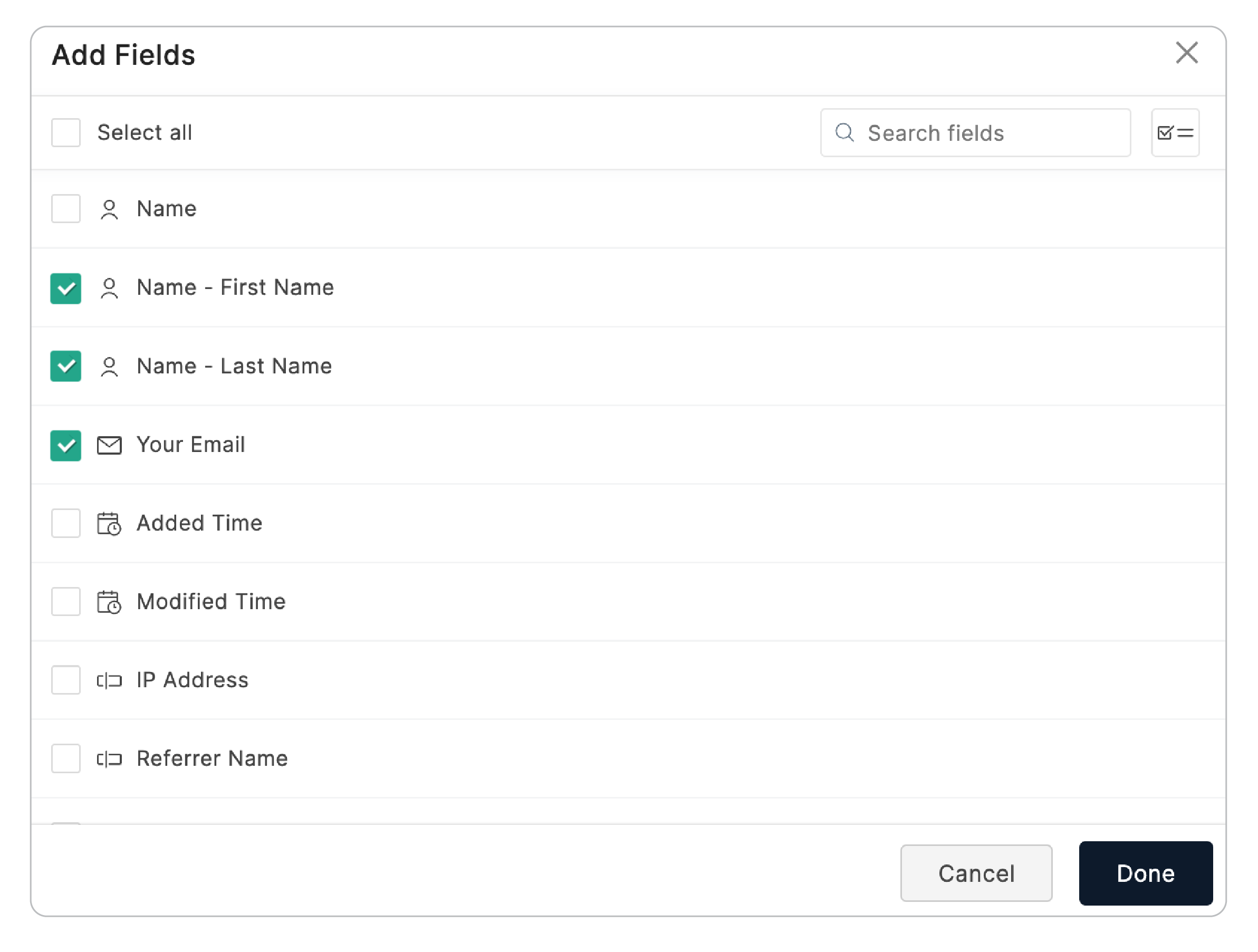 Add Fields to Summary Table