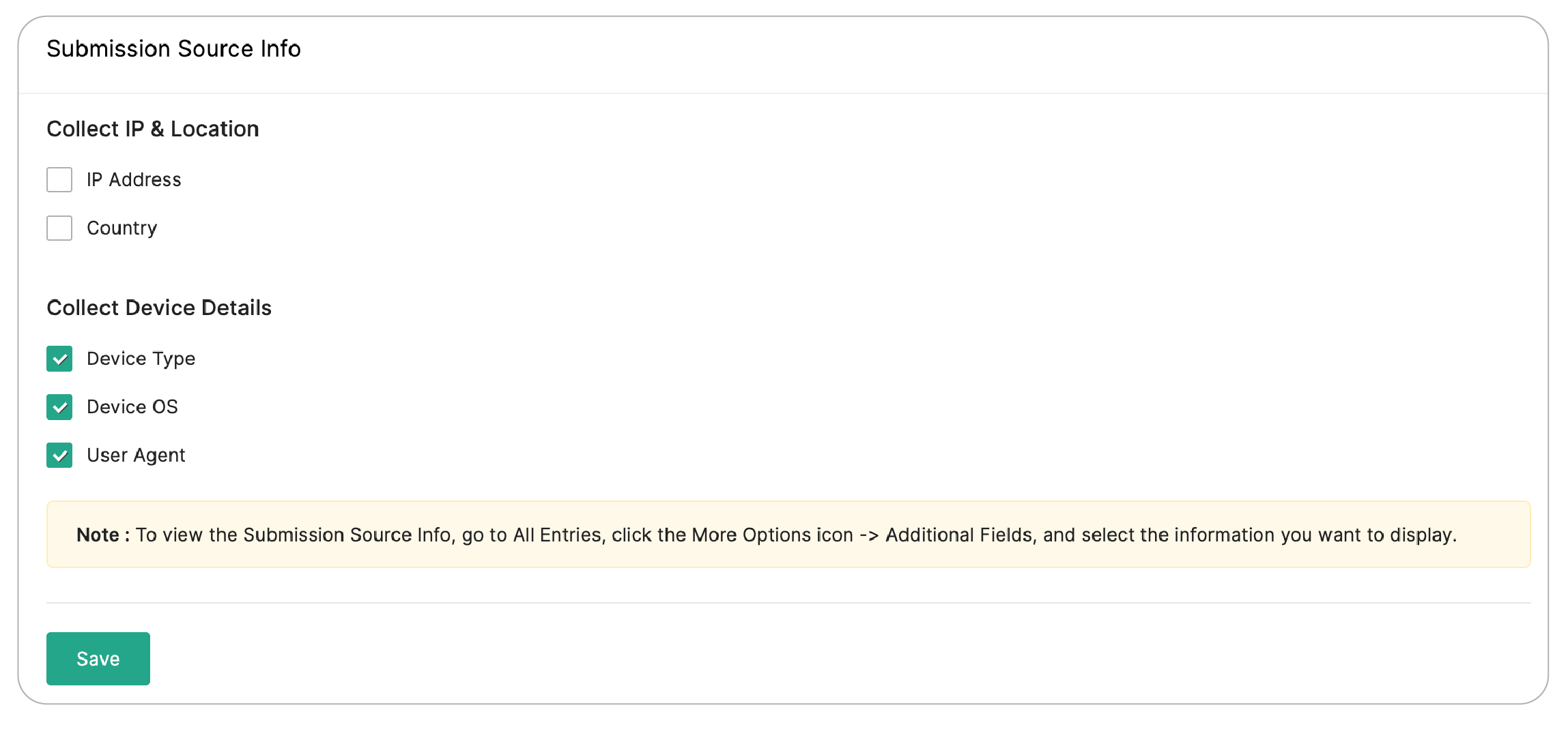 Collect Device Details