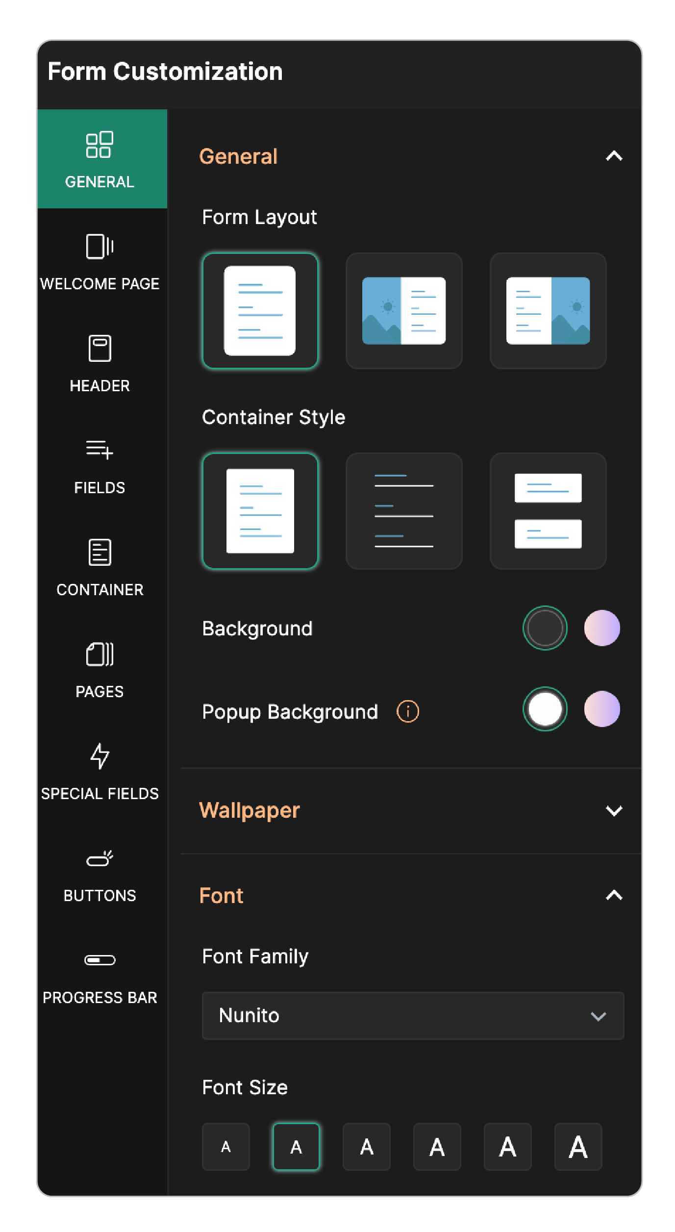 Form Customization