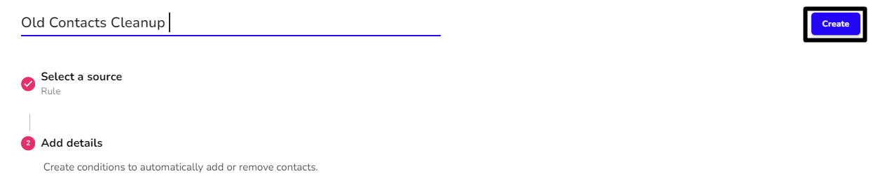 Fivegrid Segment Creation