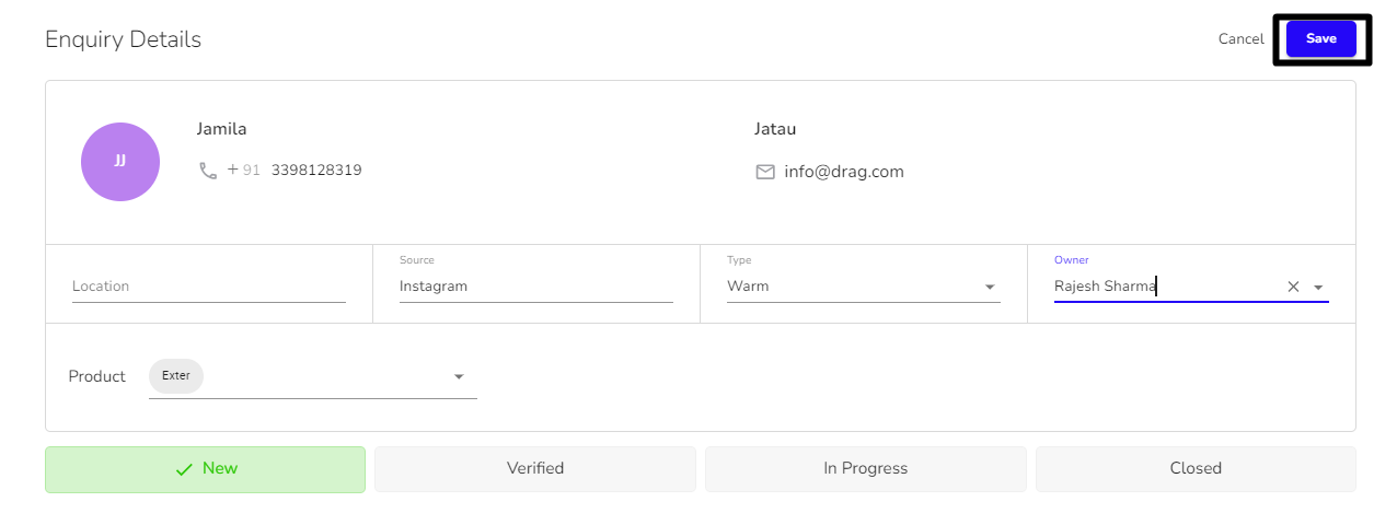Managing Leads in Fivegrid