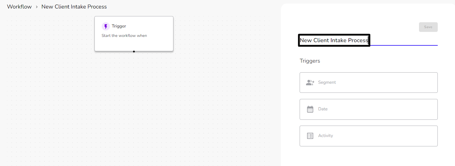 Creating Workflows in Fivegrid